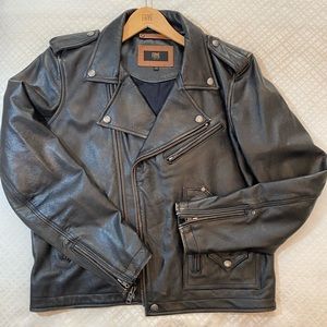 Frye Men’s Distressed Moto Jacket